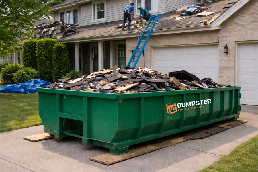 Why Roofing Dumpster Rental Is Essential for Roof Replacement Projects